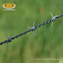 High security corrosion resistant 3 strands barbed wire